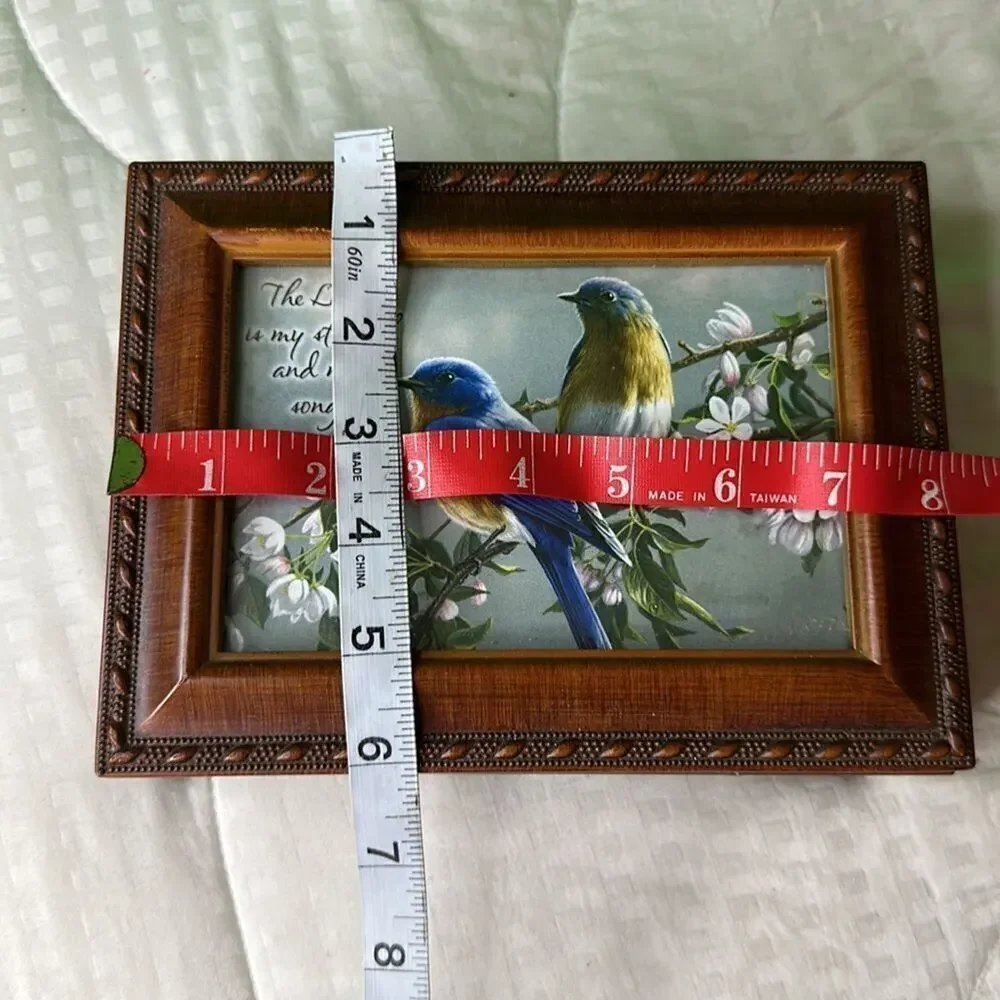SANKYO SONG BIRDS Jewelry/Trinket Music “THE LORD IS MY STRENGTH*. Amazing Grace